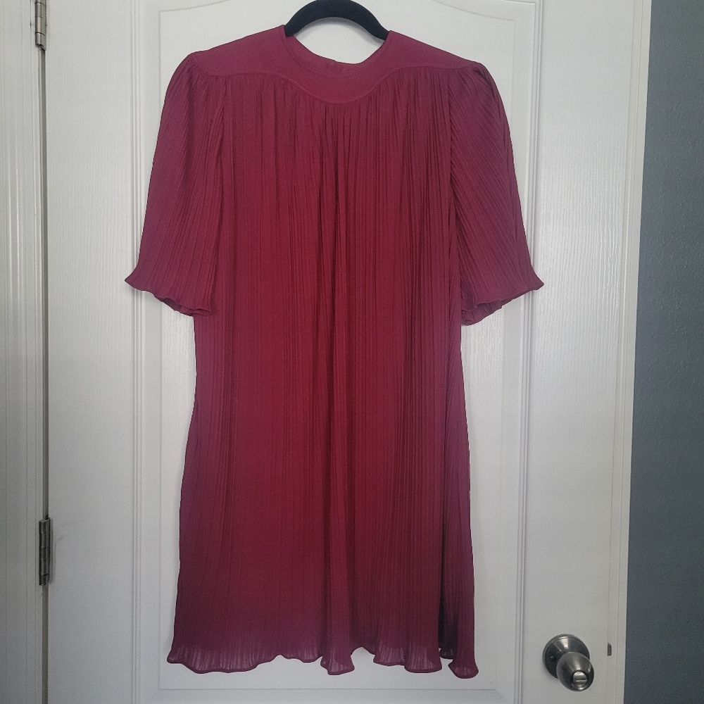 Vintage red dress made in Canada The House of Nu-Mode.